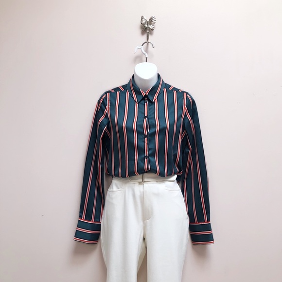 ICONE STRIPED BLOUSE SATIN - Picture 4 of 7